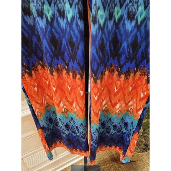 Violet b. Palazzo Multicolor Polyester Mid Rise Wide Legs Comfort Waist Pant S - Picture 3 of 10